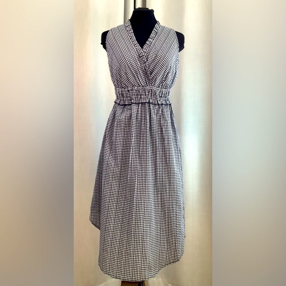 Hope & Harlow gingham dress size 2 NWT